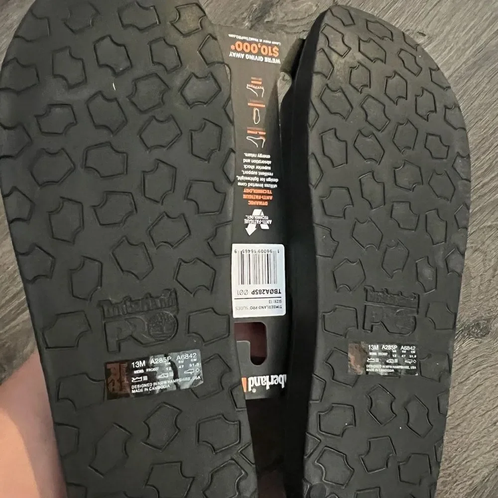 Timberland Unisex-Adult Sandal Anti-Fatigue Technology Slide size 13M